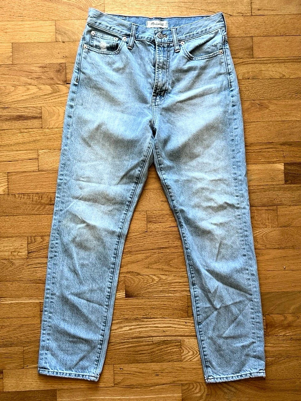 Madewell The Perfect Vintage Jean Size 27 Light Wash 100% Cotton High Rise